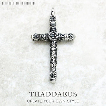 Brand New Richly Ornamented Cross Pendant 925 Sterling Silver Fine Jewellery Gift For Women Men - The Jewellery Supermarket